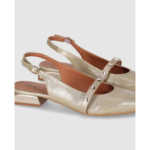 Zapatos - Platino - Tacón: 3 cm