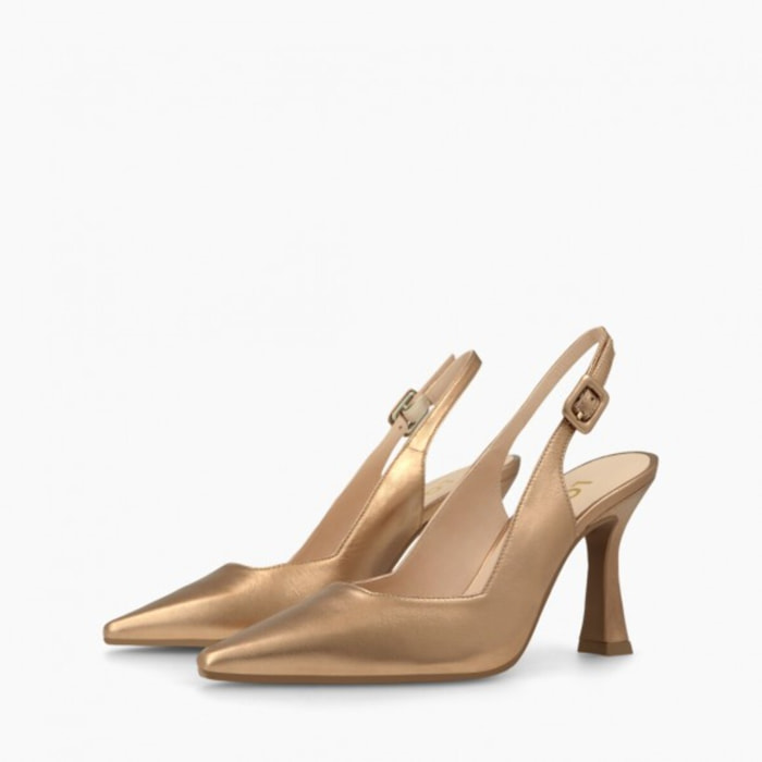 ZAPATOS DE SALÓN DORADOS MODERN