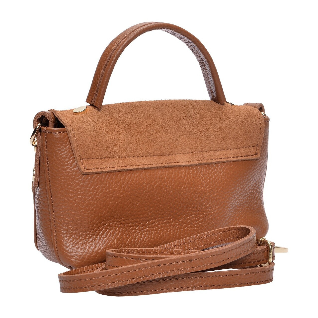 Borsa a mano Anna Luchini Cammello