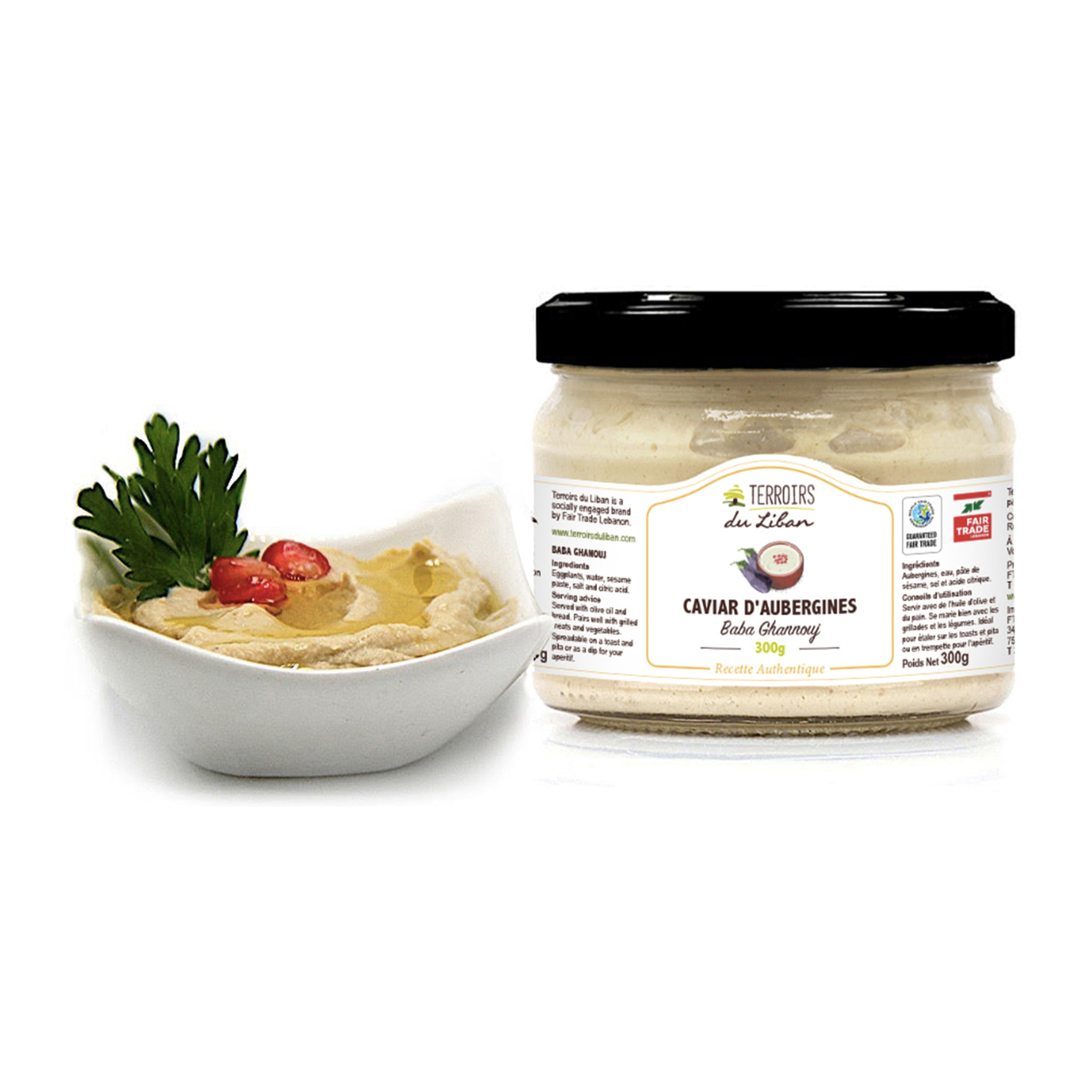 Caviar d'Aubergines Baba Ghanouj - 300g - Terroirs du Liban