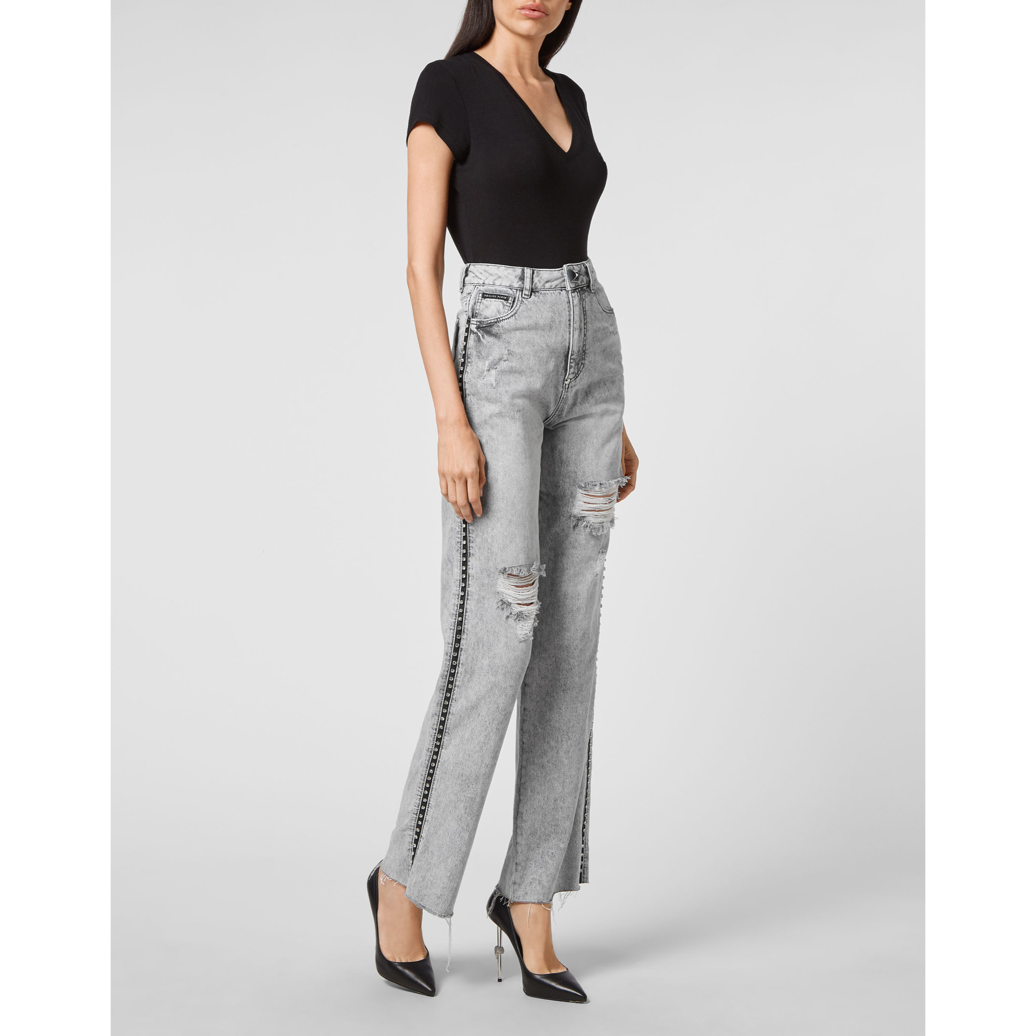 PHILIPP PLEIN Wide-leg jeans