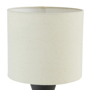 Lampe à poser "Yulia" noir H40cm