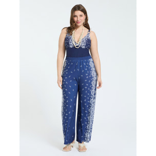 Fiorella Rubino - Costume intero stampa bandana - Blu