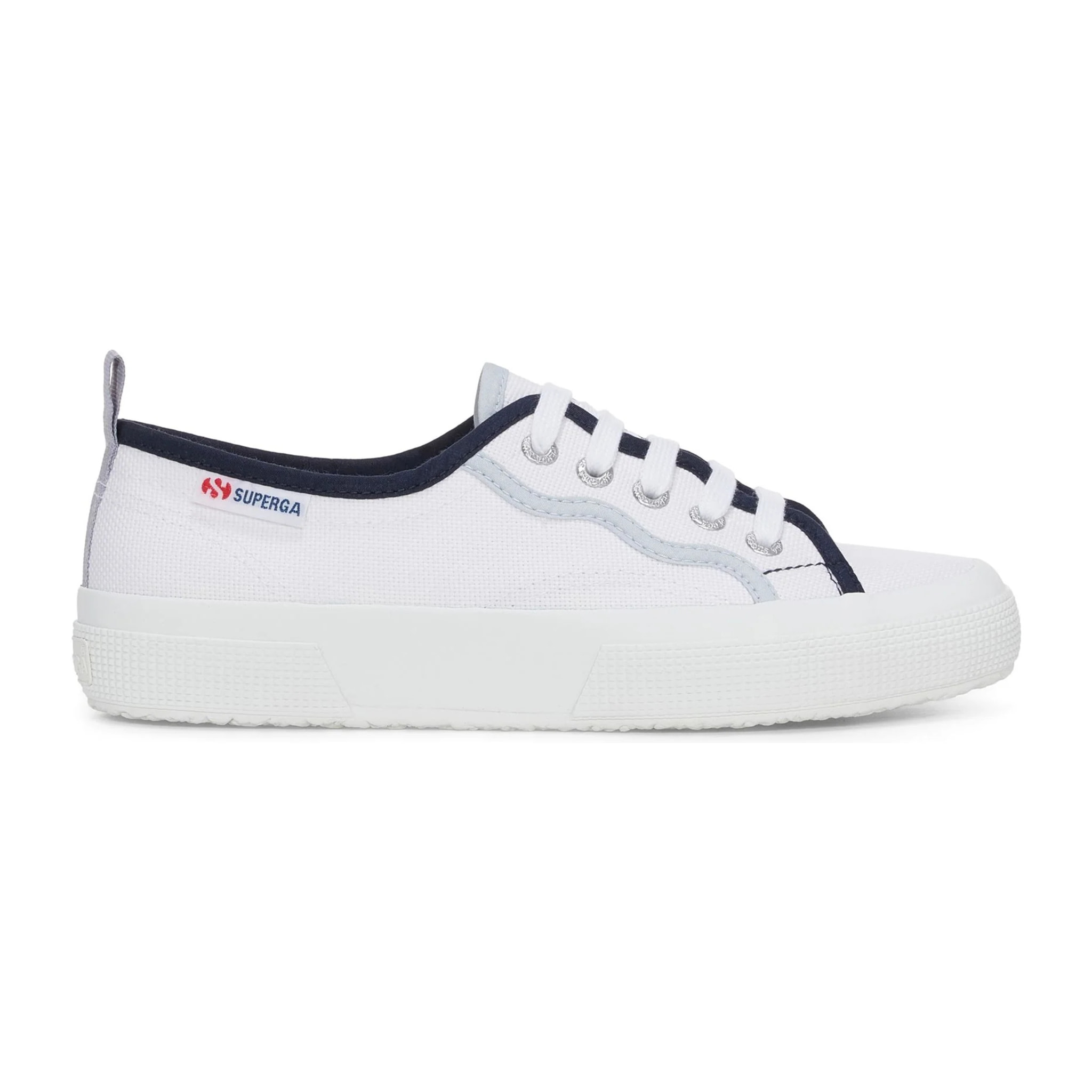 Le Superga Donna Grigio 2750 CURLY BINDINGS.