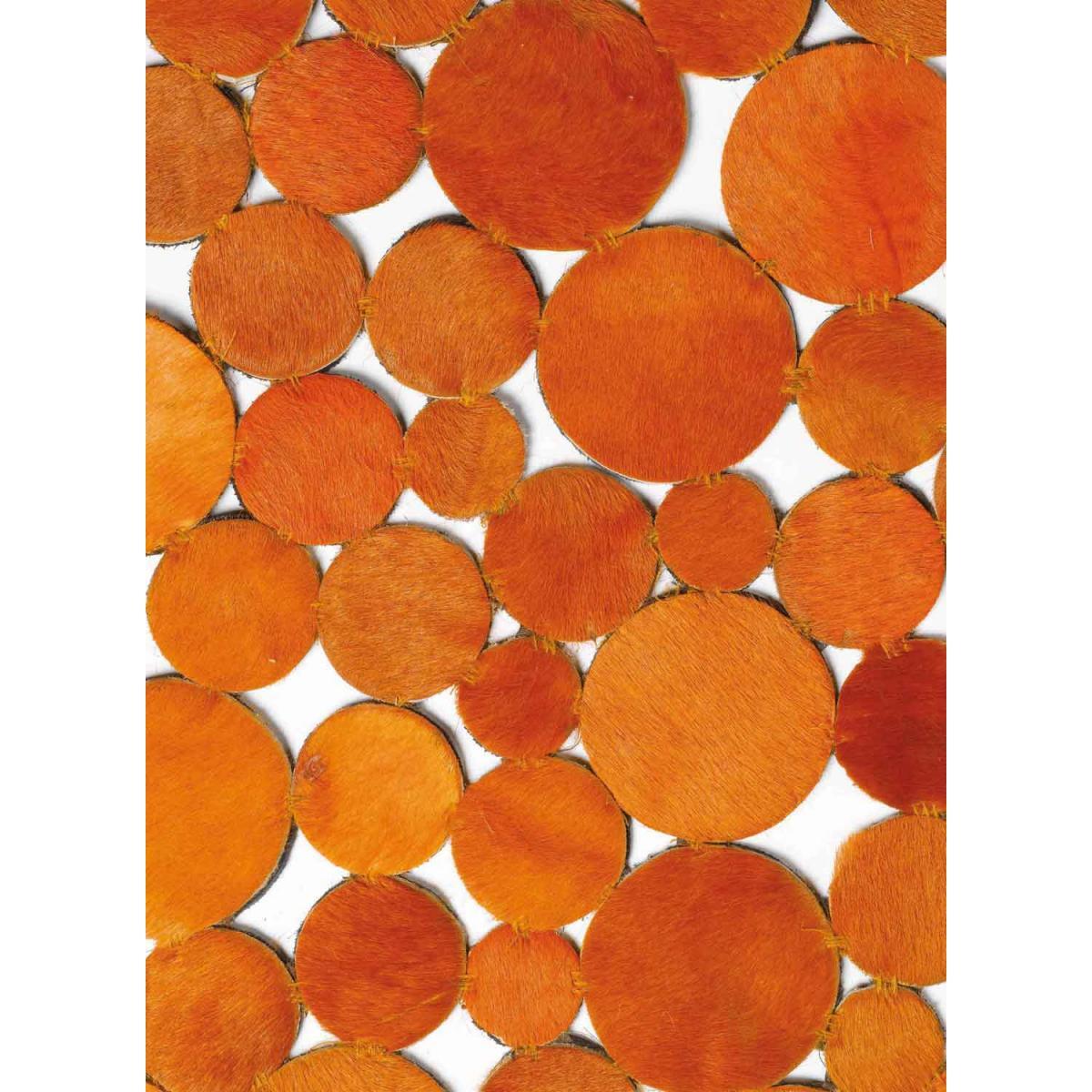 Tapis peau de vache kilim fait main KOKA