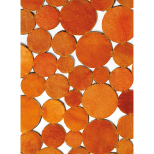 Tapis peau de vache kilim fait main KOKA