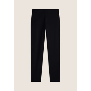 Pantaloni in jersey con apertura tasche animalier