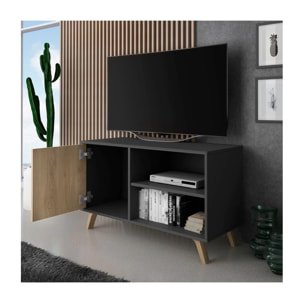 Mueble TV Wind 100 Gris Antracita - Puccini