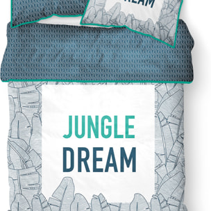 Parure Housse De Couette 100% coton 3pcs Jungle Dream