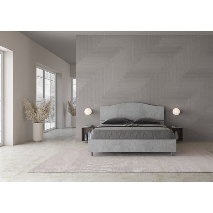Letto senza rete 160x190 cemento Dores