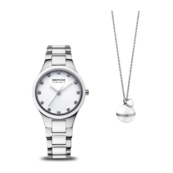 Reloj Bering PACKCHARITY-B13 Mujer Analogico Cuarzo con Correa de Ceramica
