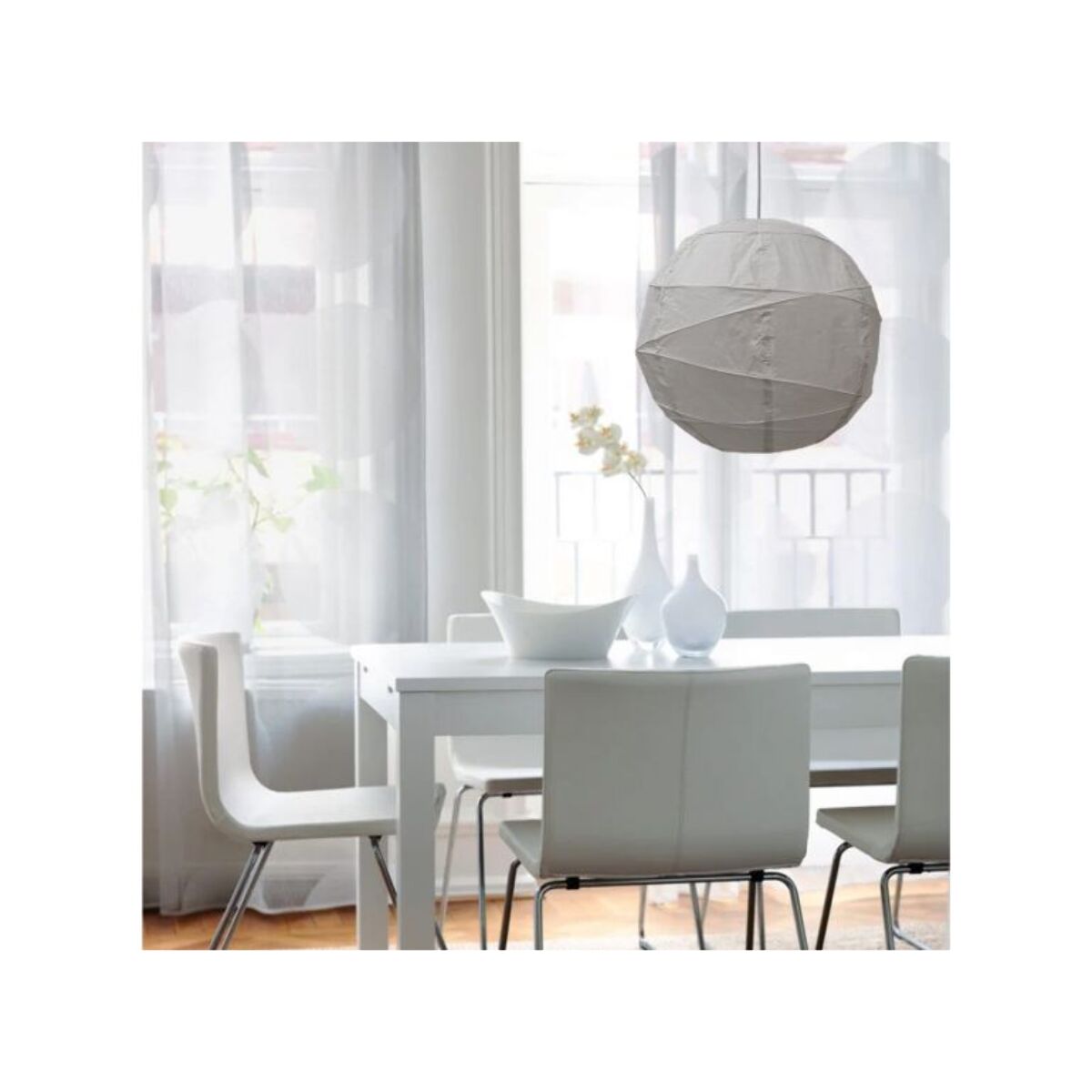 Lot de 4 lampions rond en papier D40 cm - LAMPY