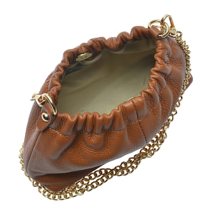 Borsa a spalla Anna Luchini Cammello