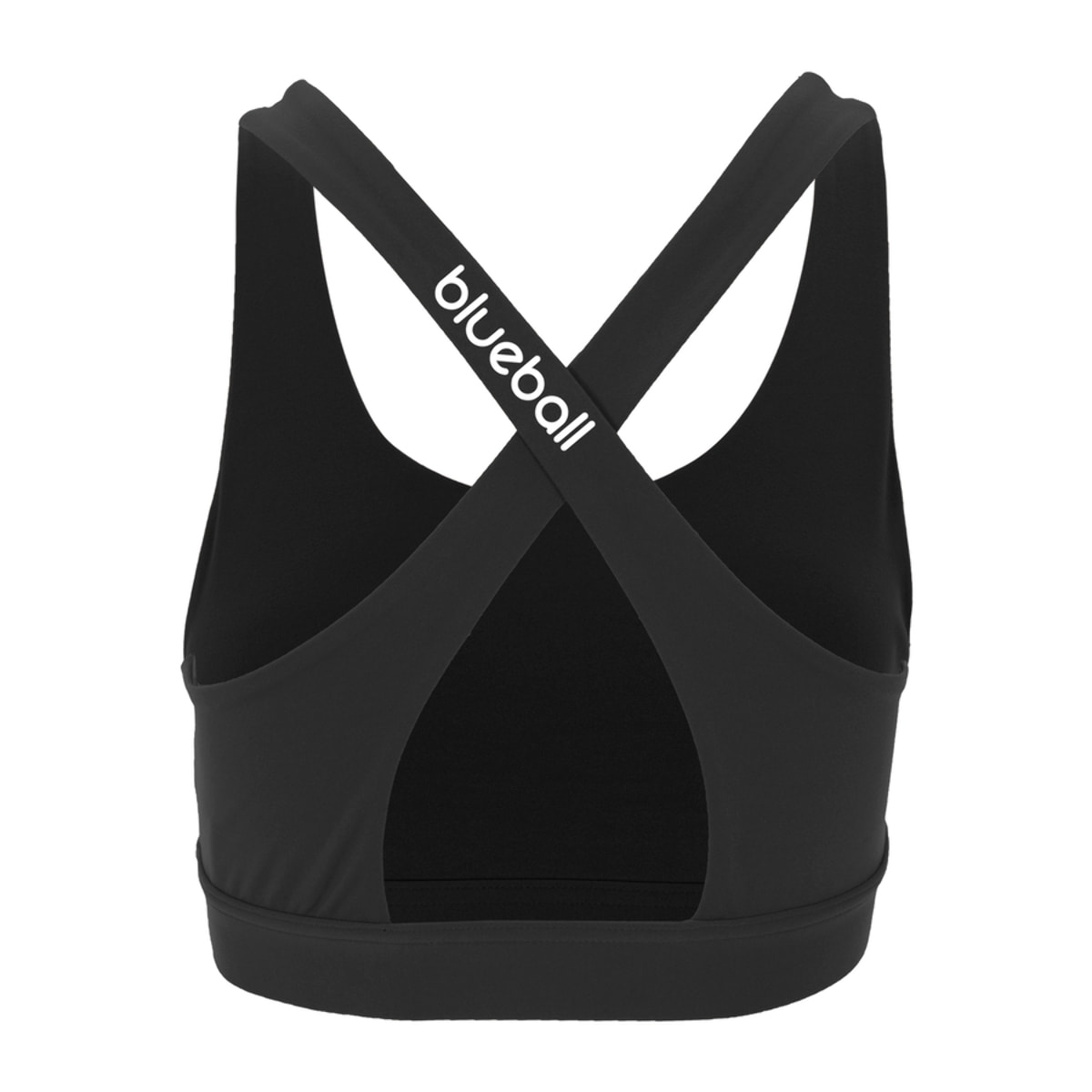 SUJETADOR DEPORTIVO CROSSBACK MUJER BLUEBALL EN NEGRO