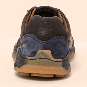 Zapatos N5435A MULTI MATERIAL BROWN/OROEL color Brown