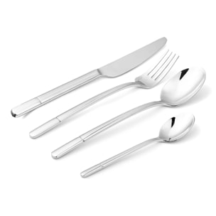 Ménagère 24 pièces en inox 18/8