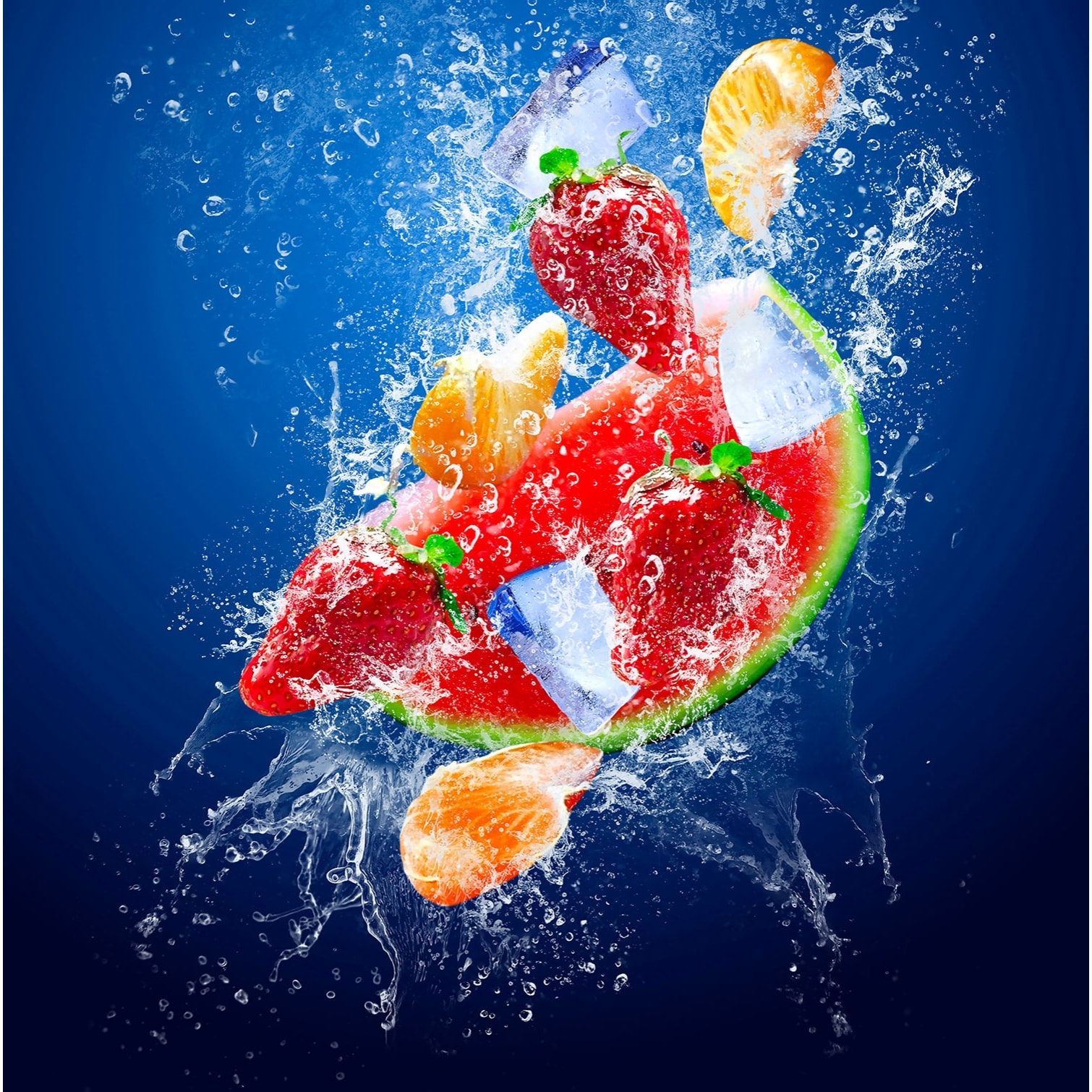 Tableau cuisine mix de fruits Tableau plexiglas