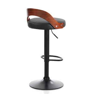 Oresteluchetta Set 2 Sgabelli LYON DARK WOOD