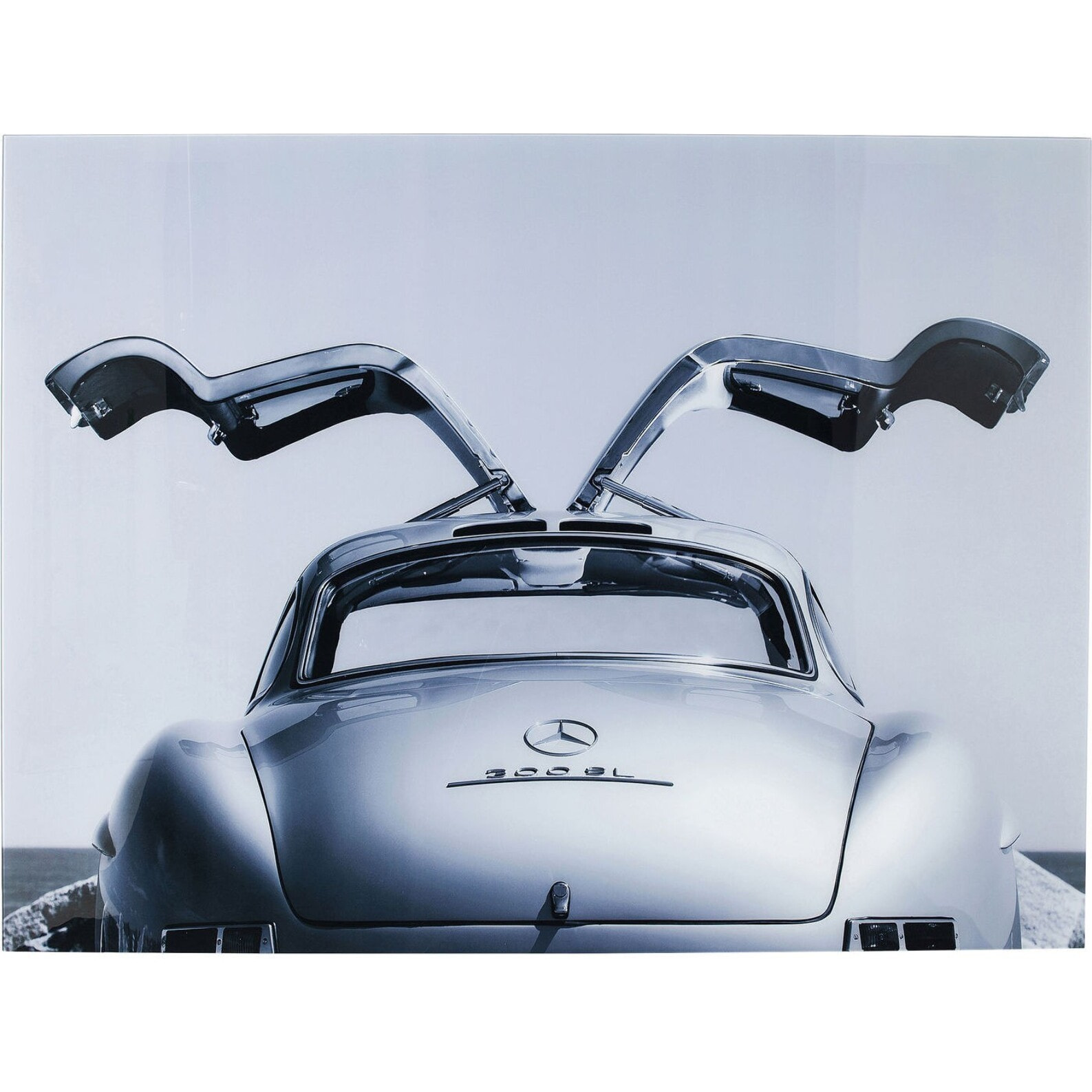 Tableau en verre voiture de collection 120x80cm Kare Design