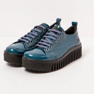 Zapatos 1535 PATENT FLASH PETROL/BRIGHTON color Petrol