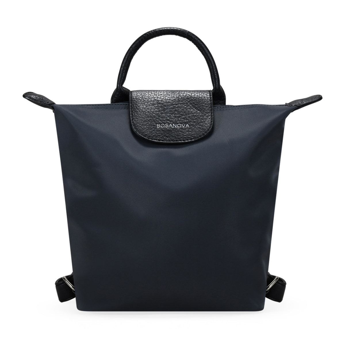 Mochila deportiva azul con solapa