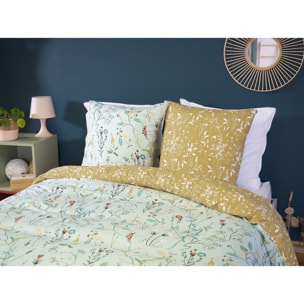 Parure De Couette 3pcs Microfibre Florissane