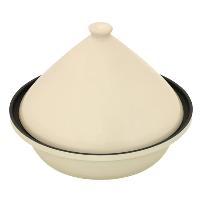 Plat à tajine Magma D.30,2 cm blanc