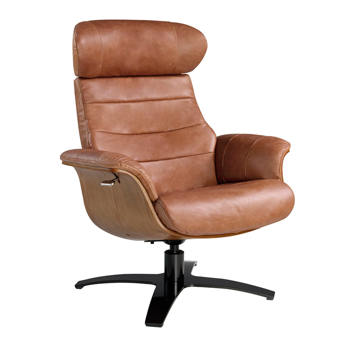 Sillón Angel Cerda de piel de vacuno 80x84x108cm
