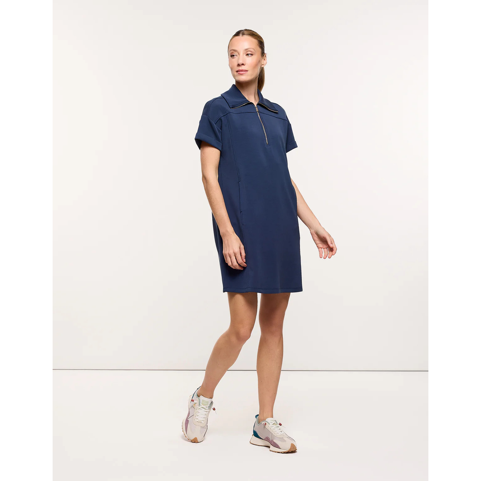 Vestido Corto Azul Marino - Elika