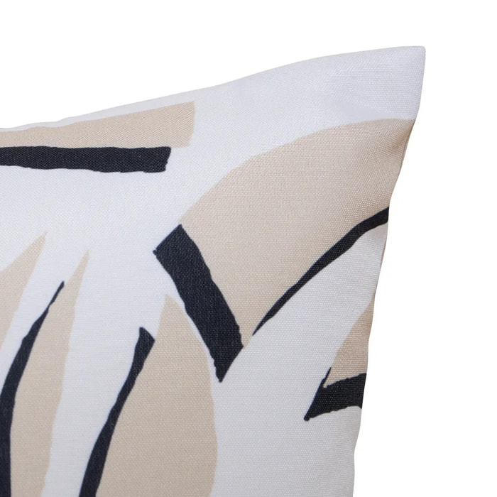 Housse de coussin d'extérieur Tileo 40x40cm déperlant beige