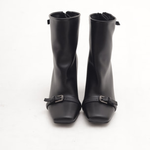 STIVALETTO OVERSIZE TACCO NERO
