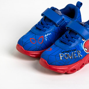 Zapatilla deportiva infantil suela ligera "Spiderman"