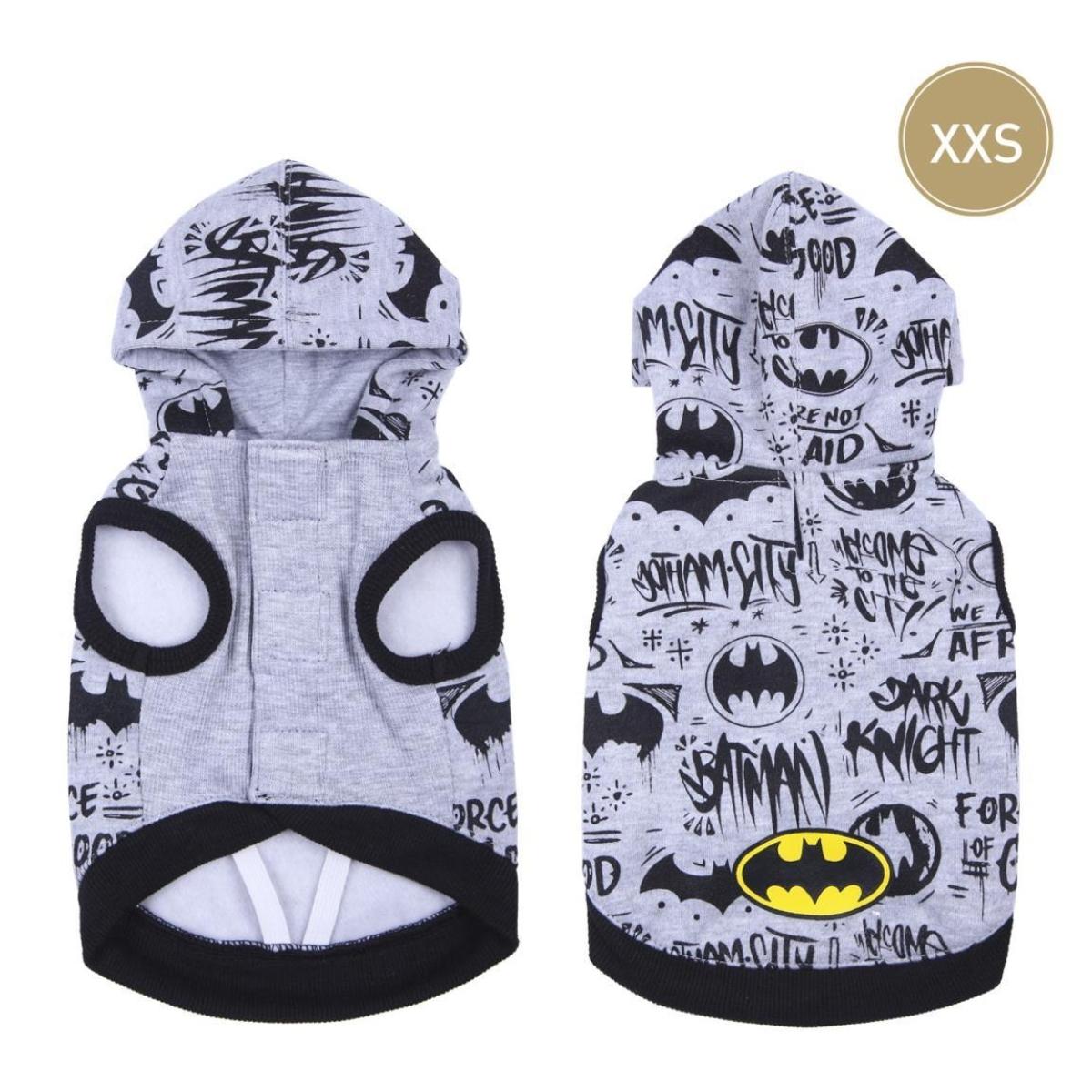 Dc Comics Batman Felpa vestito per Cane Taglia XXS For Fun Pets Cerdà