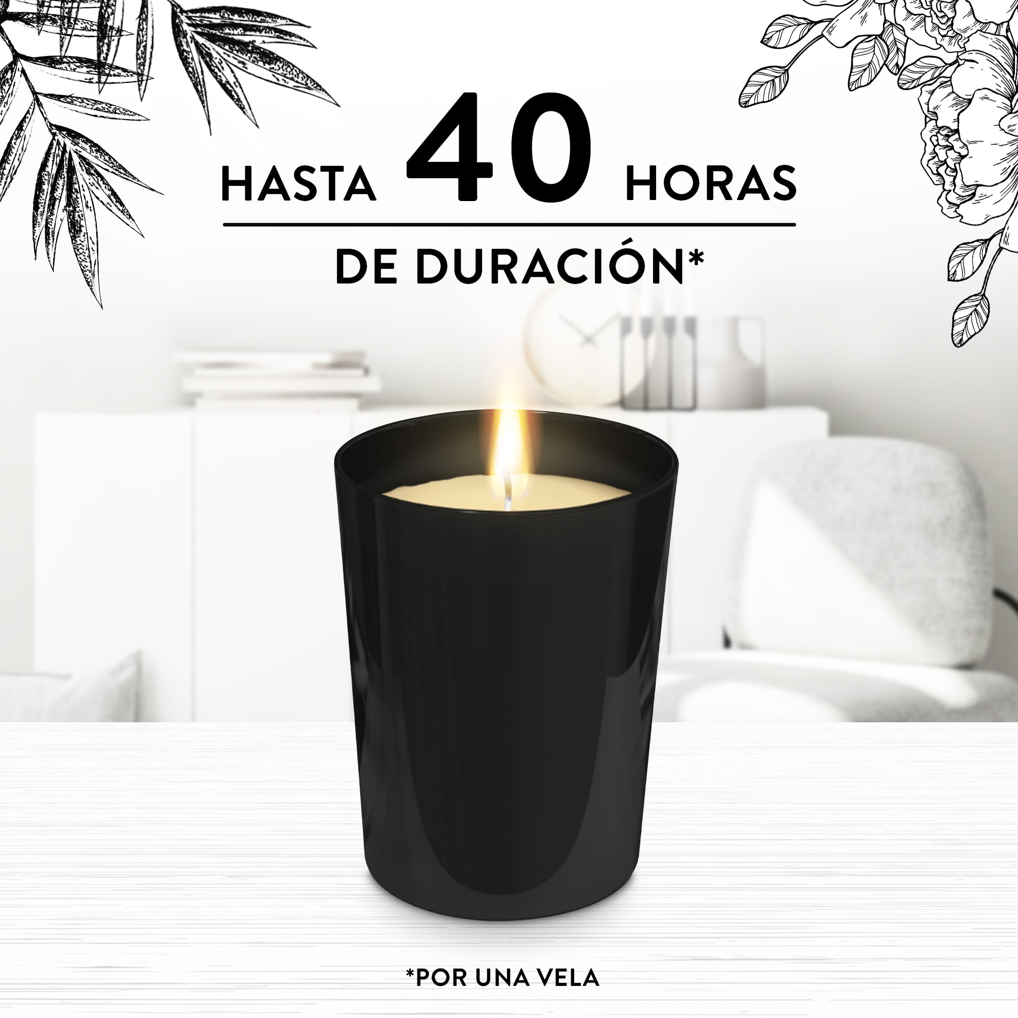 Air Wick Vela Perfumada Peonía y Pera de Anjou, 220gr