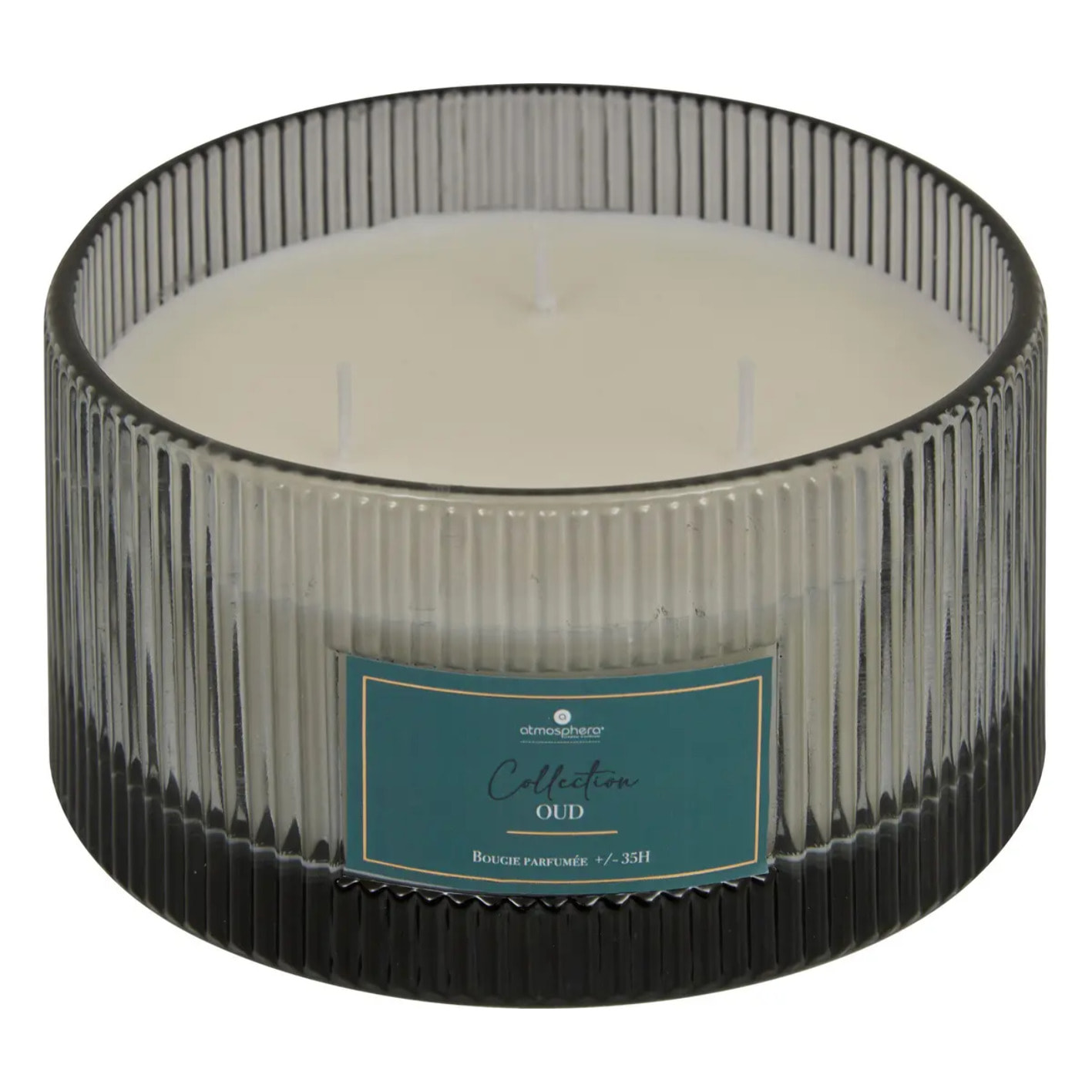 Bougie parfumée Albie 635g pot verre oud