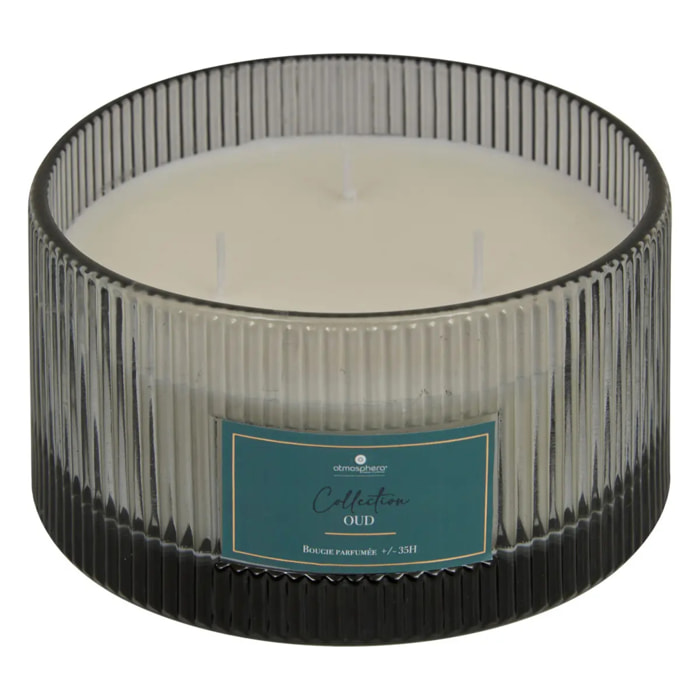 Bougie parfumée Albie 635g pot verre oud