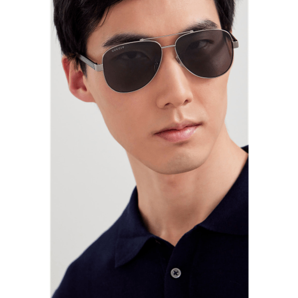 Gafas de Sol Gucci GG0528S-007 Polarizadas de Metal Hombre 63 mm