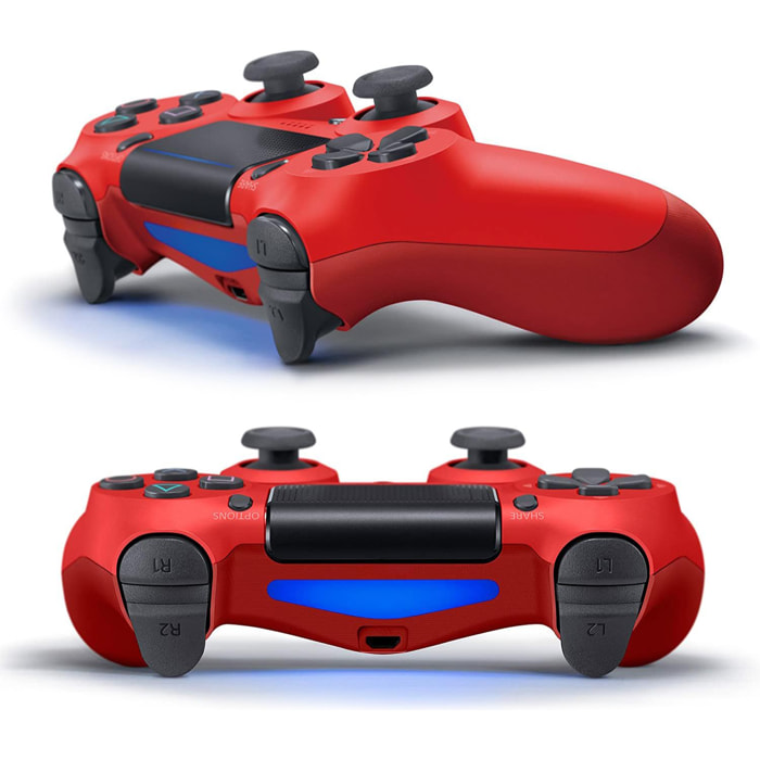 Controller wireless con vibrazione compatibile con PS4. Funzioni complete.