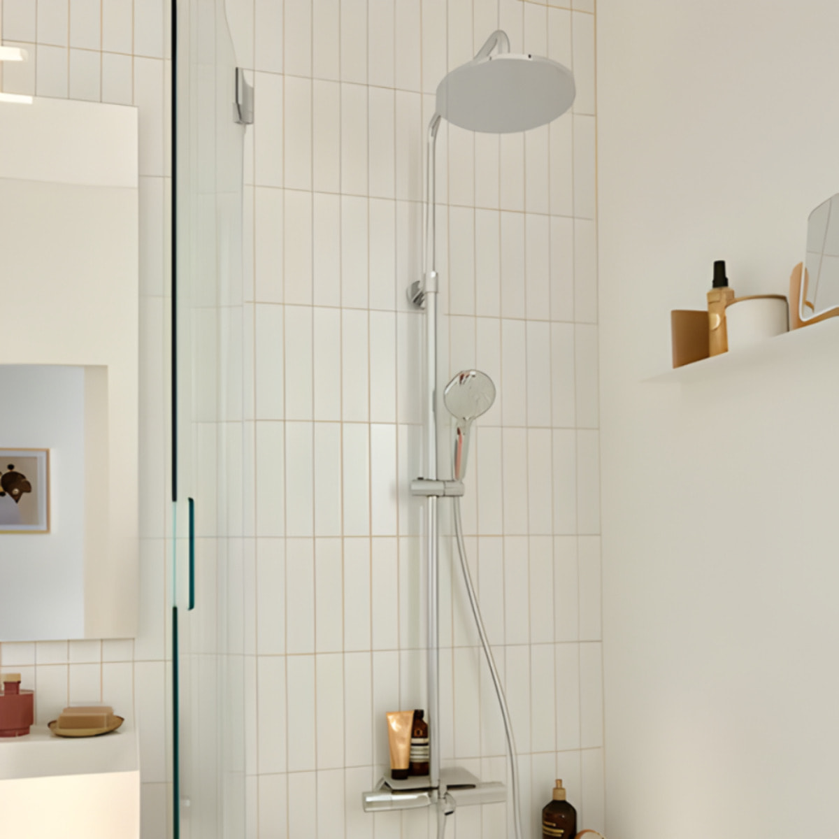 Colonne bain douche thermostatique July+ chromé