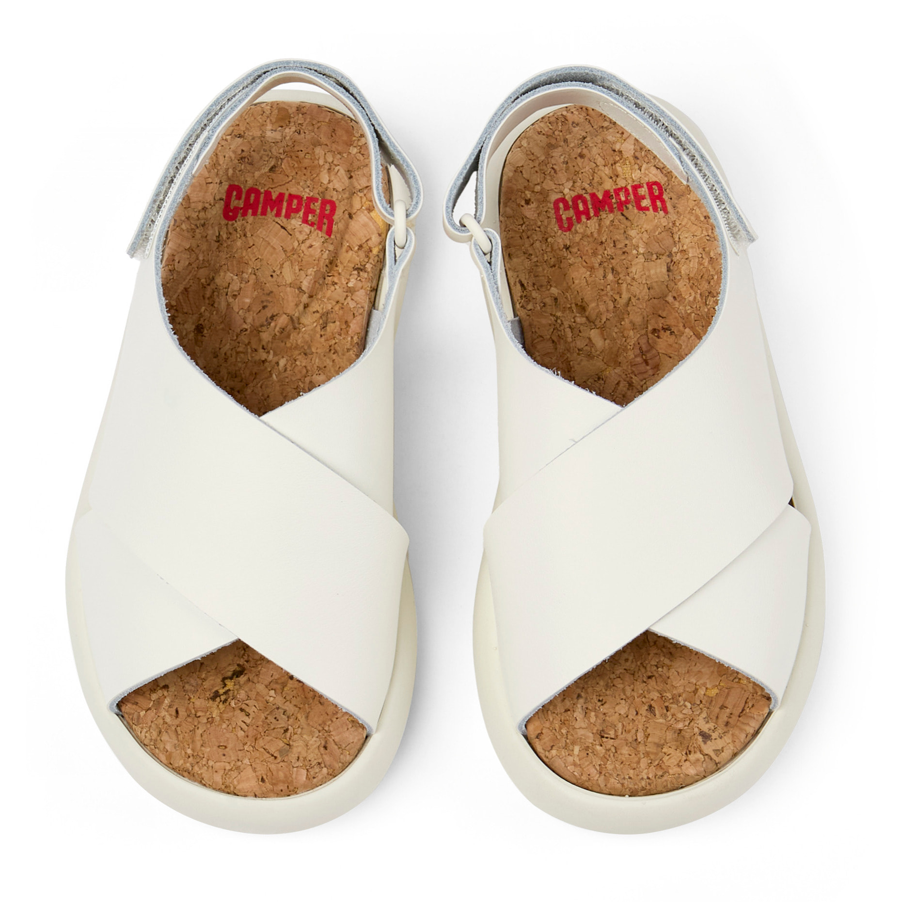 Sandali - CAMPER Pelotas Flota - Bianco - Pelle liscia