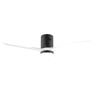 Ventilador de techo con luz EnergySilence Aero 5600 Aqua Black&White Connected C