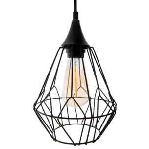 Lámpara de suspensión de alambre x 3