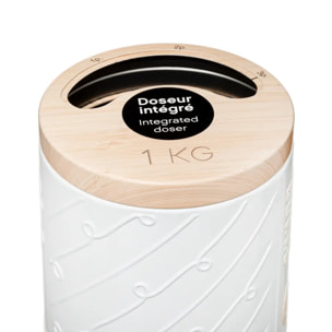 Boîte à spaghettis métal "Scandinave Nature" blanc