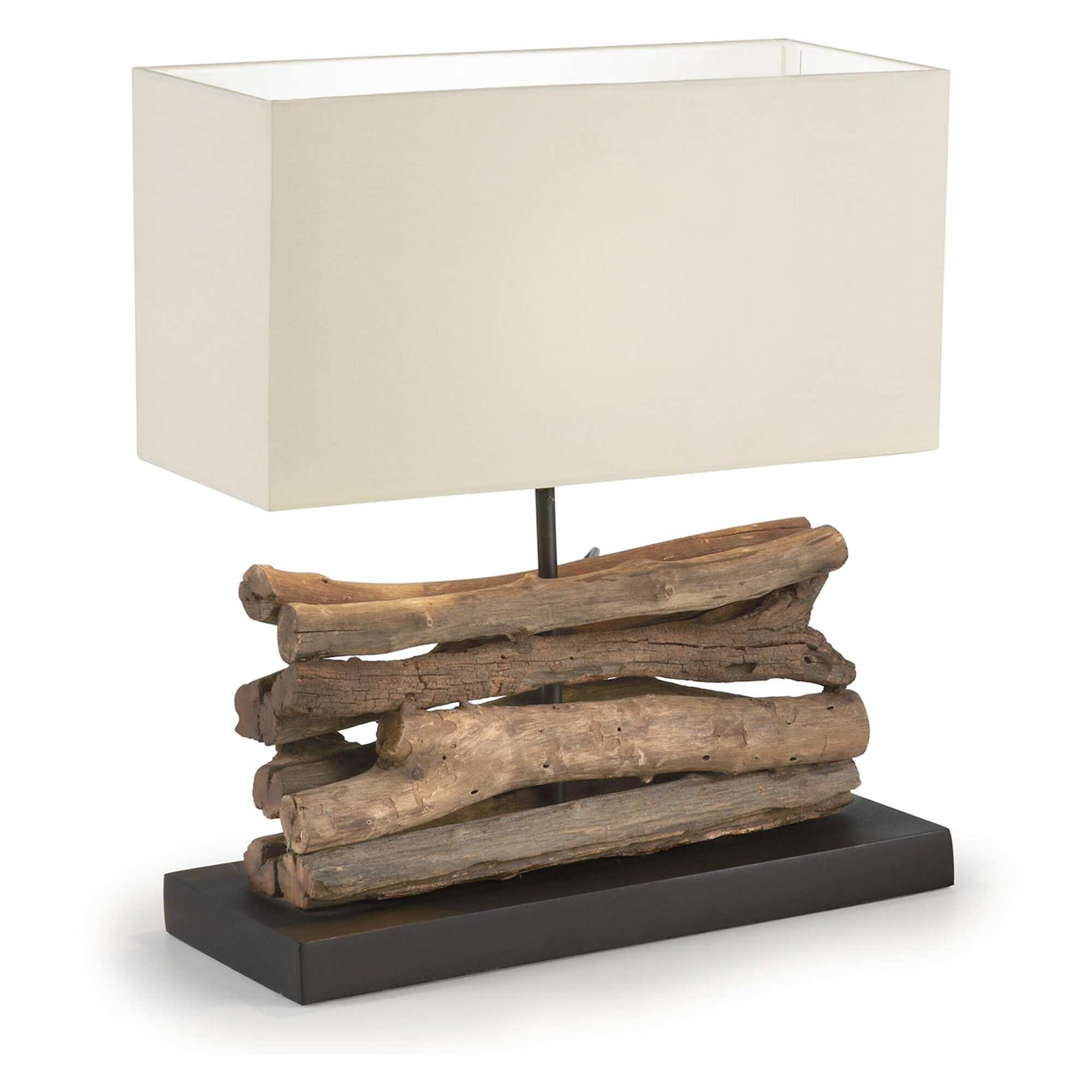 Lampe De Table 40 Cm Bois SAHAI