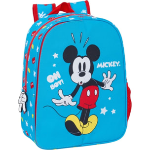Mochila infantil adapt.carro front-inter mickey mouse "fantastic"