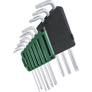 Set de 9 clés Torx - BOSCH - 1600A02Z9C