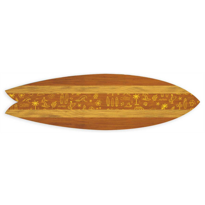 Planche Déco Golden Surf Culture Tableau alu Dibond