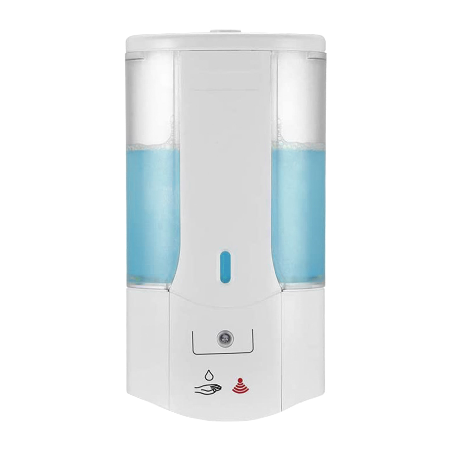 Distributore automatico di gel idroalcolico a infrarossi da 450 ml a parete