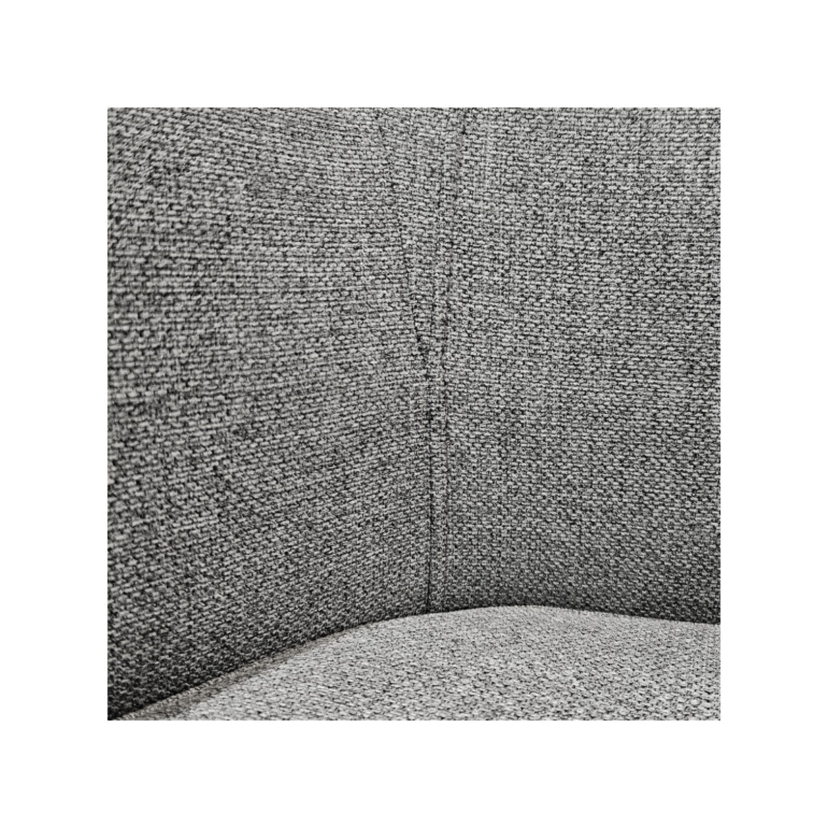 Chaise rotatives 180° avec accoudoirs en tissu et simili - PIPPA