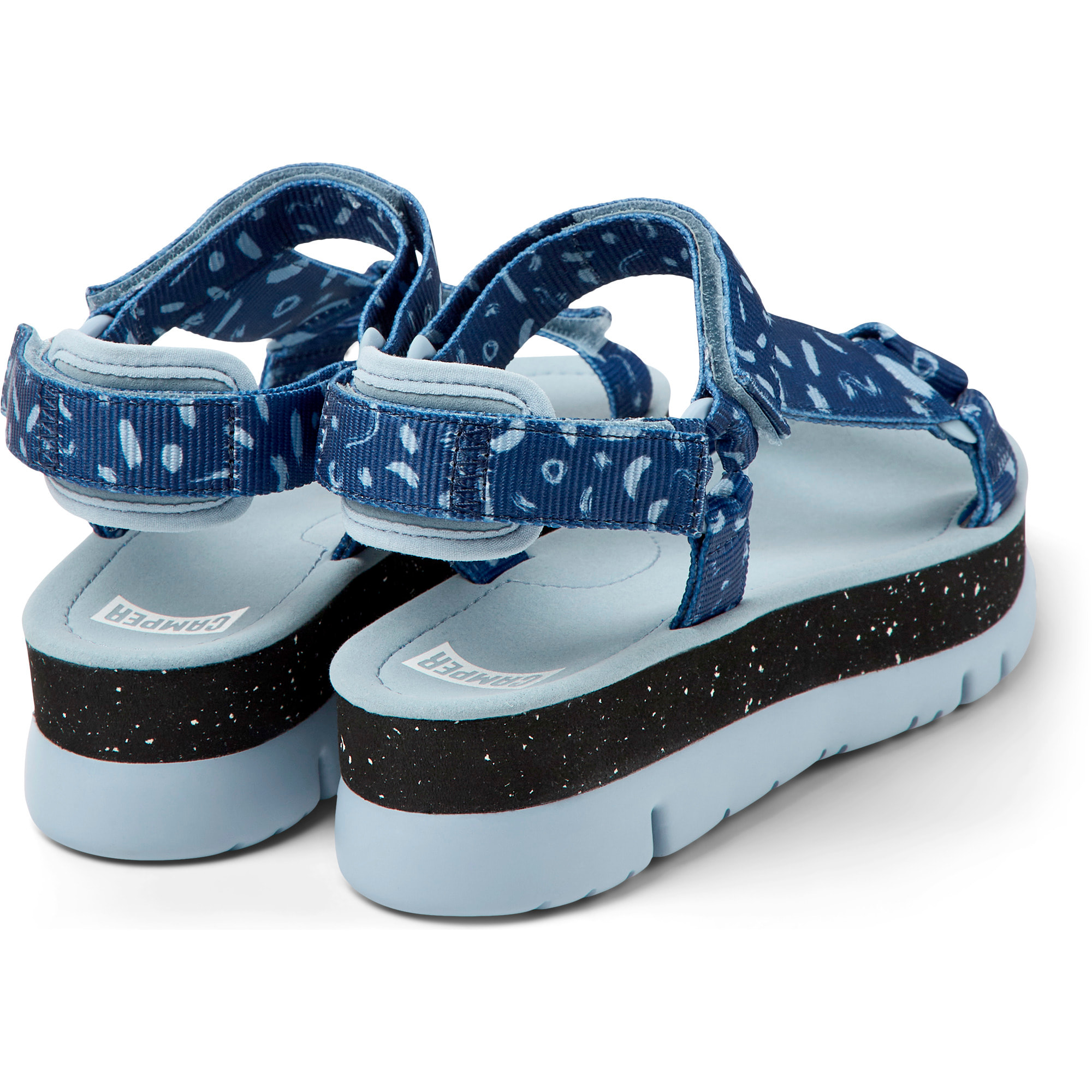 Sandalias - CAMPER Oruga Up - Azul - Textil técnico (poliéster reciclado)